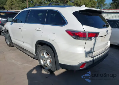 2016 Toyota Highlander Limited V6 z USA, uszkodzony, nr VIN 5TDDKRFH0GS302067